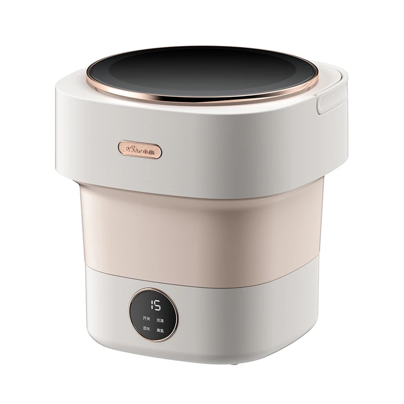 

Складная стиральная машина 8,5 л, домашняя портативная многофункциональная умная электрическая уборочная машина с автоматическим сливом, н...