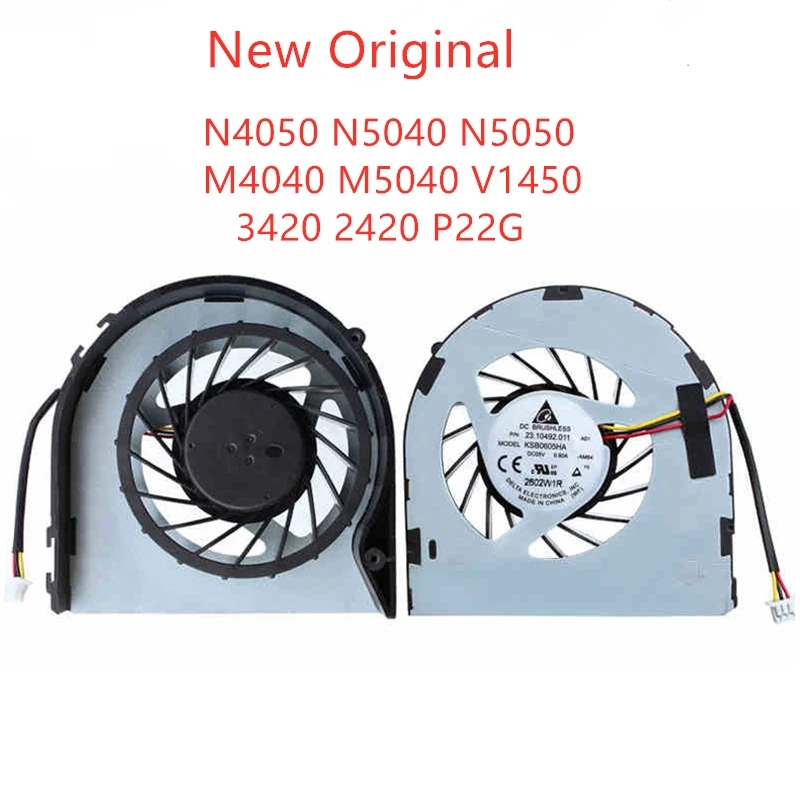 

Новый оригинальный кулер для ноутбука Dell INSPIRON N4050 N5040 N5050 M4040 M5040 Vostro V1450 3420 2420 P22G вентилятор 23.10492.001