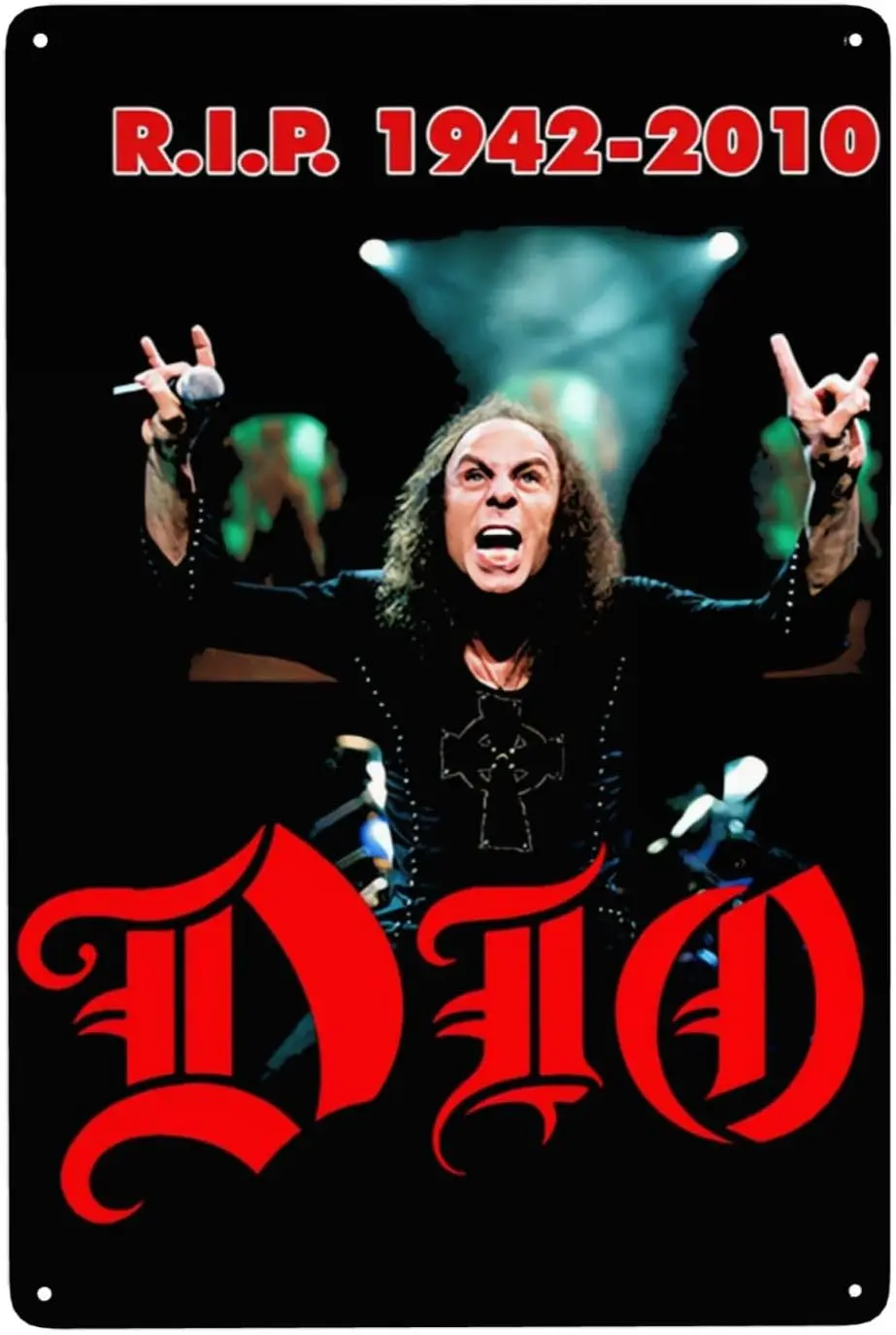 

Металлическая вывеска Ronnie Rock Band Dio