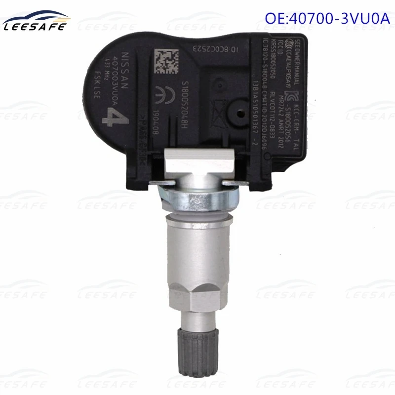 

407003VU0A Tire Pressure Monitor Sensor for Nissan Qashqai Rogue Tiida X-Trail Sylphy Tyre Pressure Sensor TPMS 40700-3VU0A