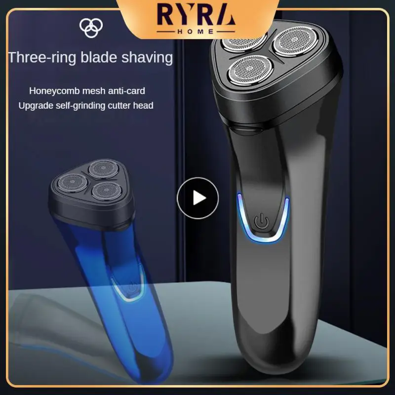 Camera Wifi Remote Monitoring Rechargeable Dual Blades Electric Razor Mini Camera Beard