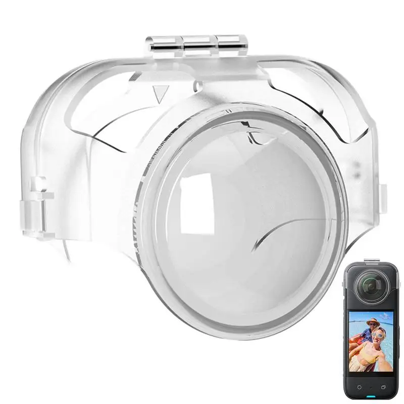 Для Insta360 X3 Прозрачная крышка объектива экшн-камеры защита для аксессуары камеры