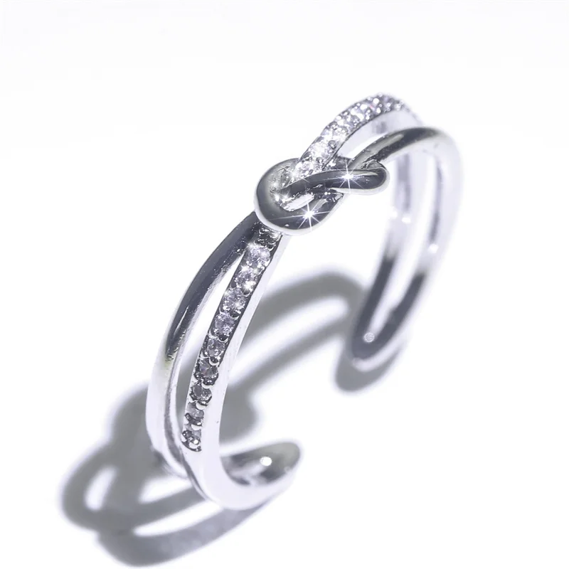 Модные роскошные кольца ювелирные изделия для женщин простой поворотный дизайн