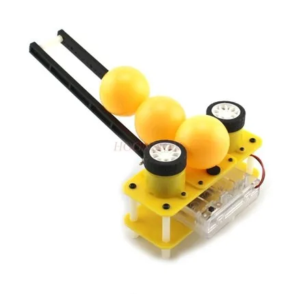 Physics DIY ball machine small production diy fun ball machine equipment children's science experiment assembled model toy