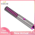 Новый мини-выпрямитель для волос Ulelay 2021, расческа для бороды, плоский утюжок, стайлер, портативный инструмент для укладки волос, Маленький гребень для выпрямителя