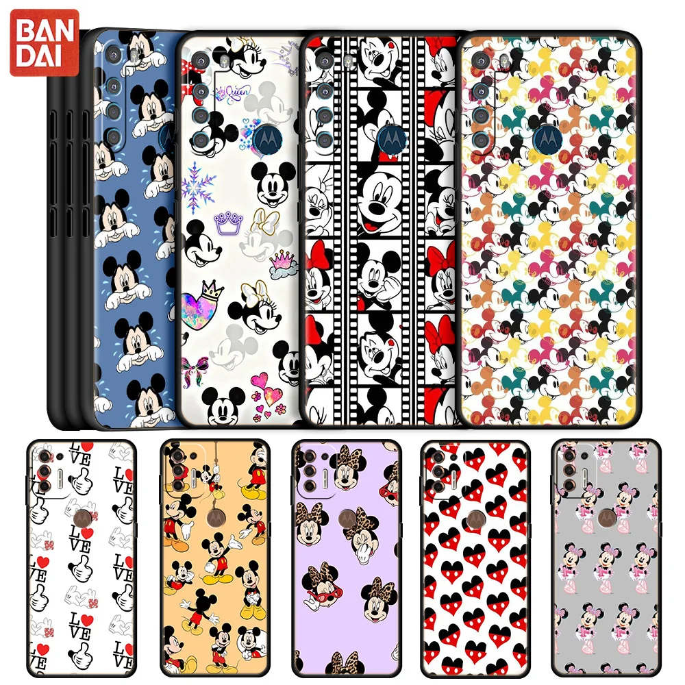 

Mickey And Mouse Funny Case For Motorola Moto G30 G50 G60 G8 G9 Power One Fusion Plus E6s Soft Phone Coque Fitted Matte Capa
