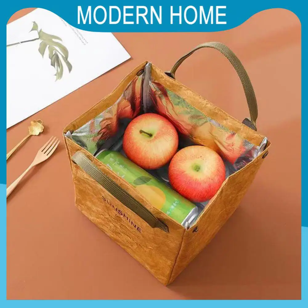 

It Is Made Of High-quality Paper And Aluminum Film Materials New Odorless And Durable Retain Freshness Safe Bento Storage Bag