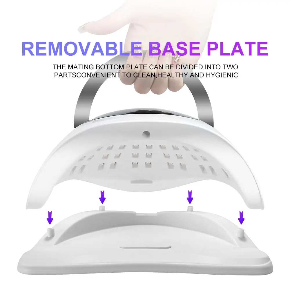 X17 MAX Профессиональная УФ-светодиодная Лампа Для Ногтей С 72 Светодиодами Таймер