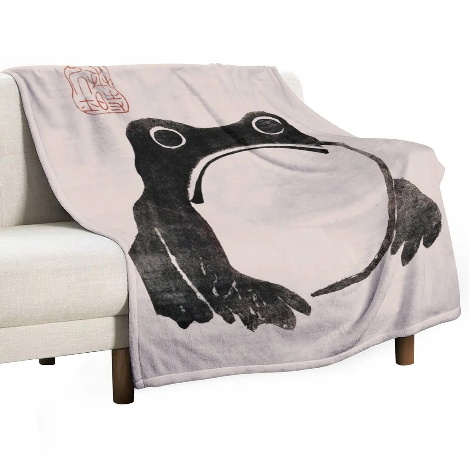 Японская лягушка Grumpy matsumoto hoji невпечатляющая Meika Gafu от Matsumoto Hoji плед одеяло