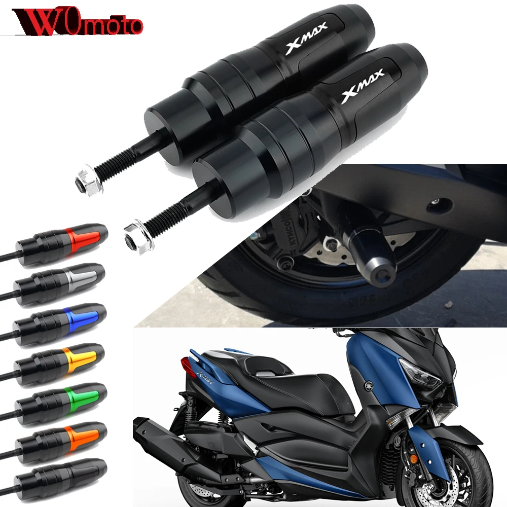 

1 Pair For YAMAHA XMAX 125 XMAX250 XMAX300 XMAX400 Motorbike accessories Exhaust Frame Sliders Crash Pads Falling Protector