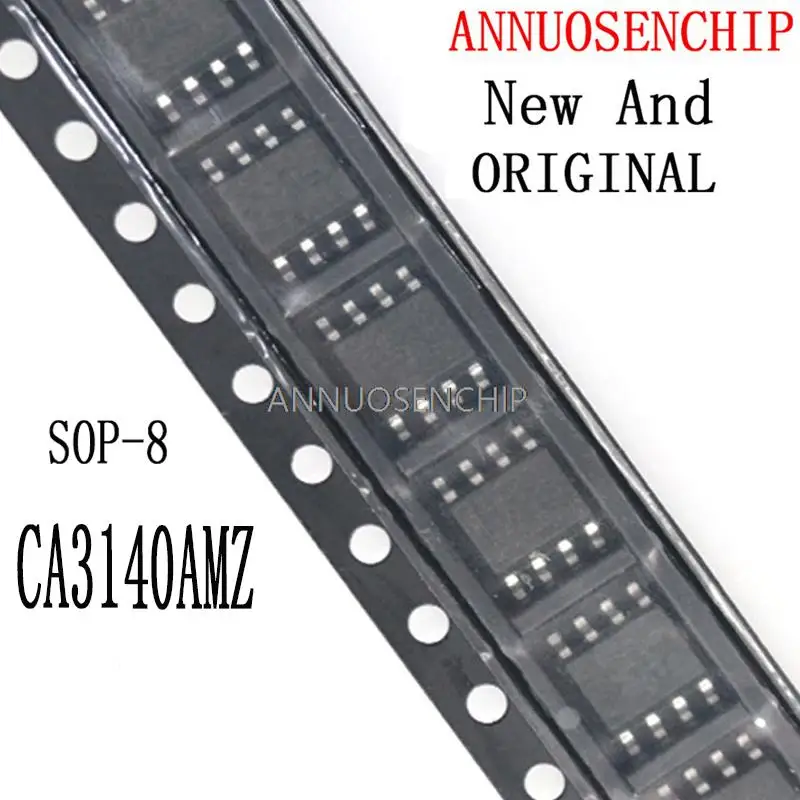 Новые и оригинальные SOP-8 CA3140A SOP8 CA3140 SOP 3140AMZ CA3140AMZ96 CA3140AMZ, 10 шт.