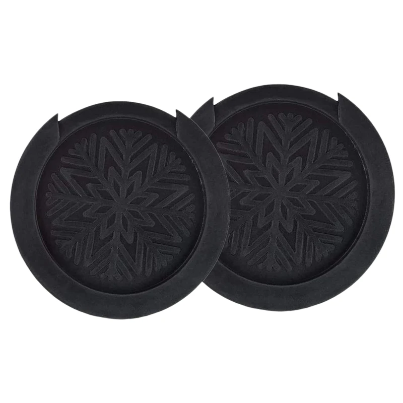 

2 Pieces Guitar Sound Hole Cover Rubber Feedback Buffer Halt Soundhole Cover For 38/39/41/42 Inch Acoustic Guitar 10+11Cm