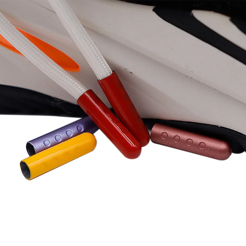 Weiou 100pcs Wholesale Smooth Paintin Plastic Aglets  25*6mm Colored Pretty Light Weight LaceTips Youth Female Boot String Heads