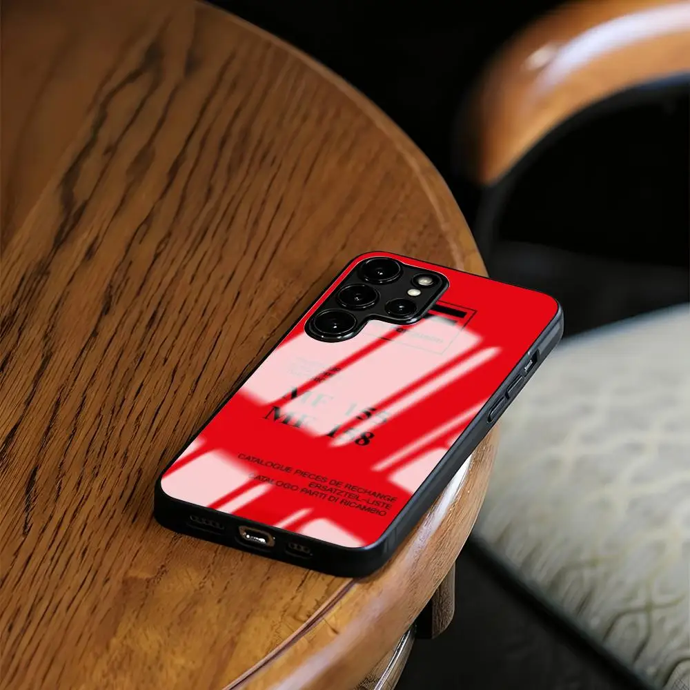 Фото Чехол для телефона Red-Massey F-Ferguson tractorS для Samsung S26 S25 S24 S23 S22 S21 S20 Plus Ultra Note20, стеклянный магнитный чехол №2