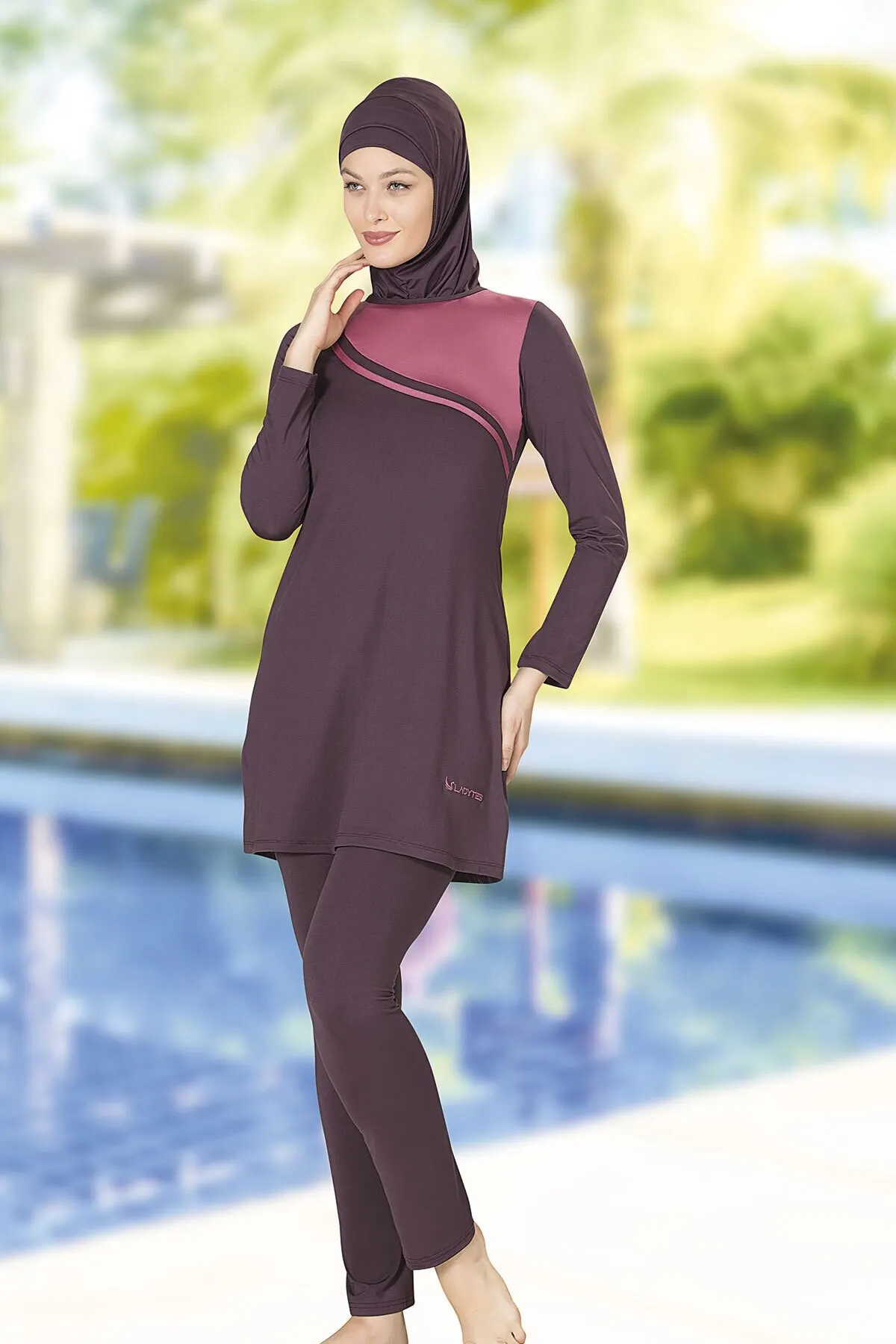 

Мусульманский купальник из Буркини, скромная летняя одежда, хиджаб, спортивный купальник, Мусульманский купальник с полным покрытием