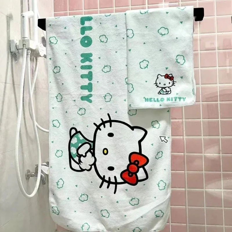 Cartoon Girls Water Absorbing Non Lint Free Soft Towel For Washing Hands Small Square Towel