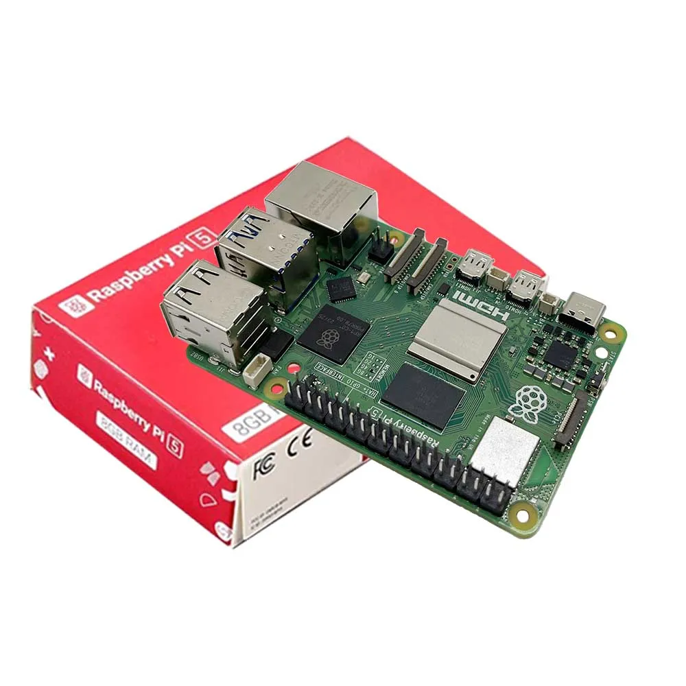 Raspberry Pi 5 2 ГБ/4 ГБ/8 ГБ ОЗУ Плата компьютера 4 ГГц Cortex-A76 Процессор VideoCore VII