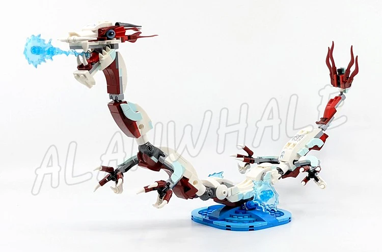 424 шт. супер истребитель битва в древней деревне десять колец китайский дракон 60097