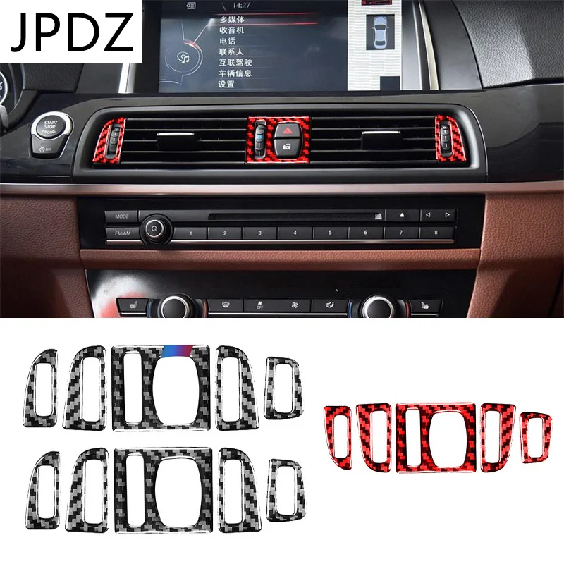 

Автомобильная решетка из углеродного волокна для вентиляционного отверстия, обрезанная отделка кондиционера, обрезанная решетка для вент...