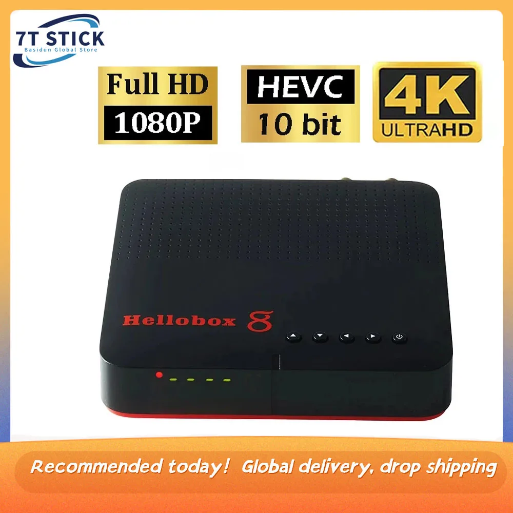 Новый спутниковый приемник Hellobox 8 ресивер стандарта DVB S2 комбинированный
