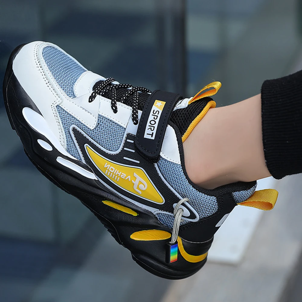 Children's Sneakers Boy Running Shoes Breathable Outdoor Kids Shoes Lightweight Sneakers 26-40