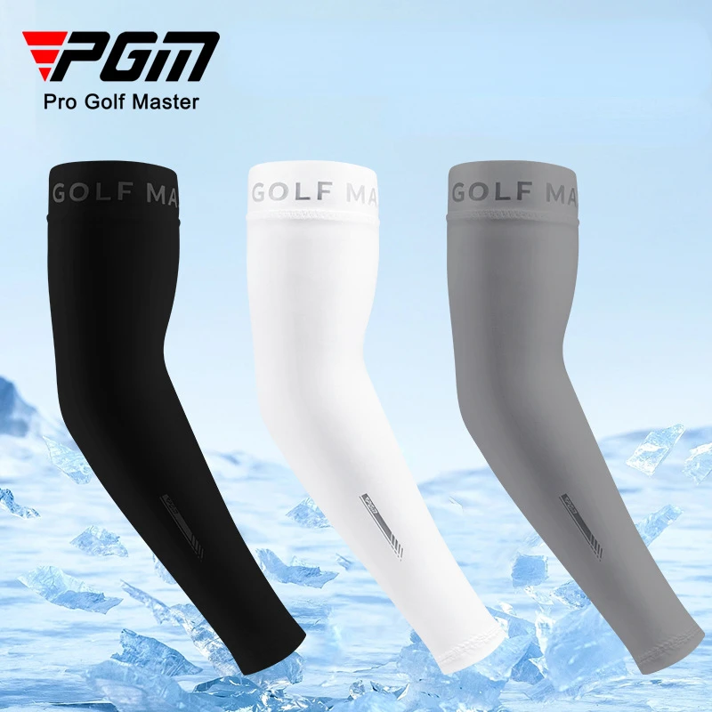 Мужской Тренировочный Топ Для Гольфа PGM Ice Silk С Длинными Рукавами И Защитой От