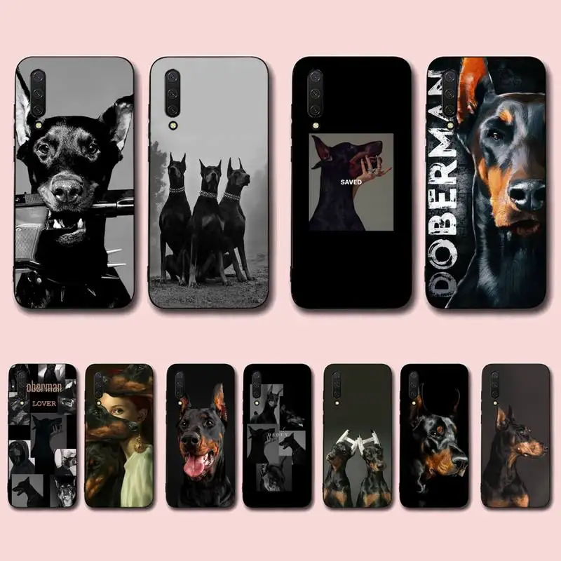

Animal Dachshund Doberman dog Phone Case for Xiaomi mi 5 6 8 9 10 lite pro SE Mix 2s 3 F1 Max2 3