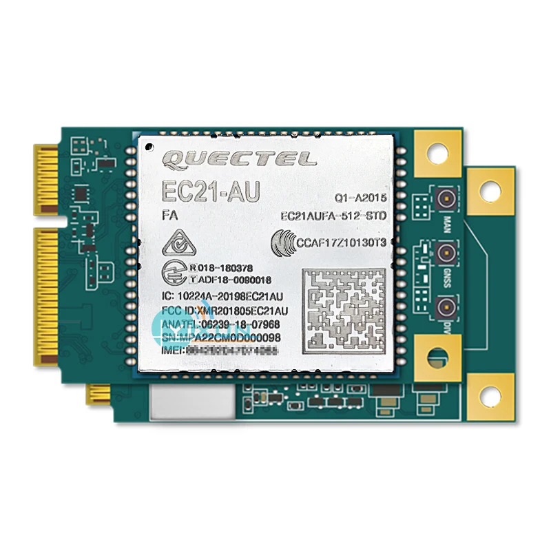 

Quectel EC21-AU LTE Cat1 mini pcie module for Latin America Australia New Zealand Taiwan Band B1/B2/B3/B4/B5/B7/B8/B28/B40