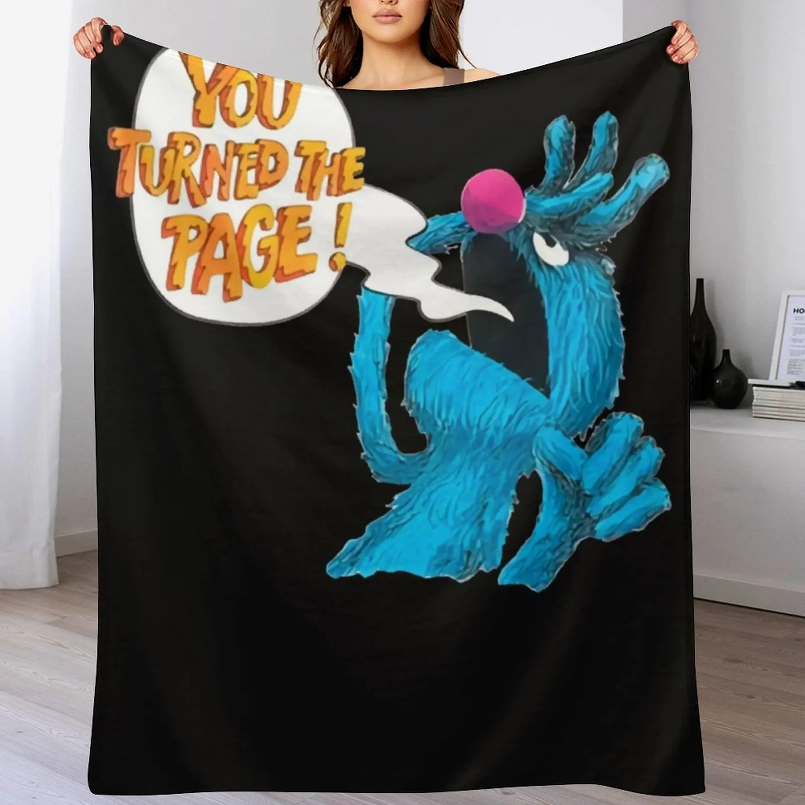 Ретро Винтаж The Monster at End of This Book Подарок для фанатов мужчин и женщин Одеяло