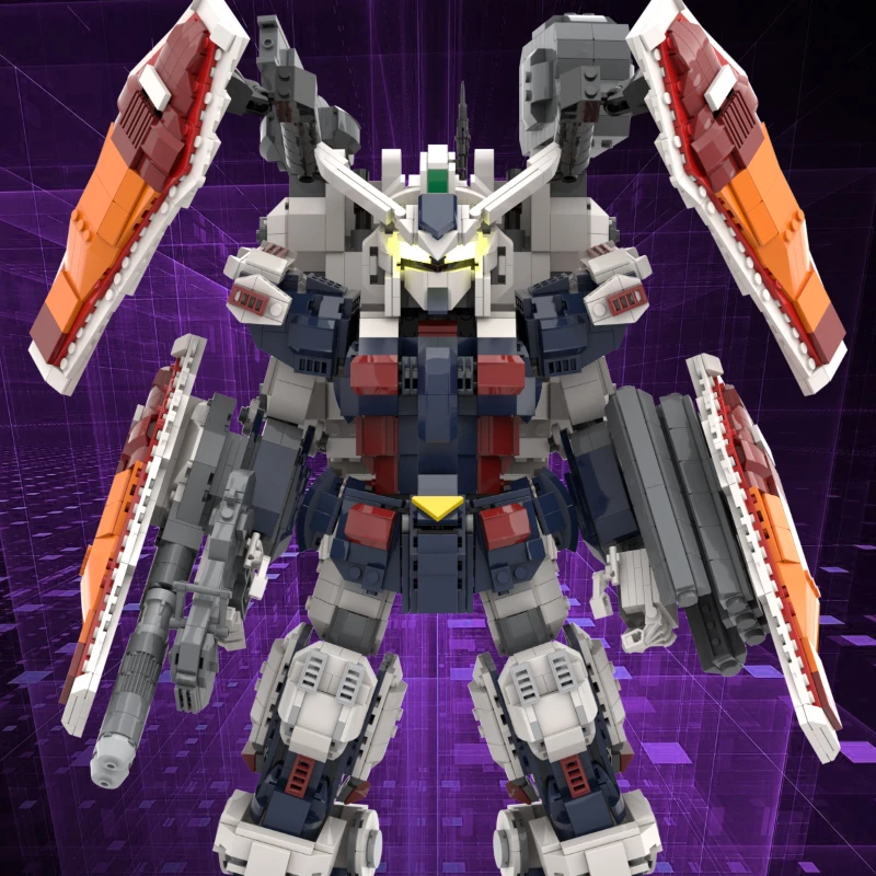 

MOC anime game peripheral building block robot FA-78 assembly building block model decoration toy high difficulty gift series