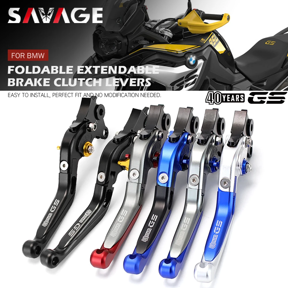 

Brake Clutch Levers For BMW F850GS F750GS F700GS F800GS 2006-2020 F750 F850 GS Motorcycle Folding Extendable Handles 40 YEARS