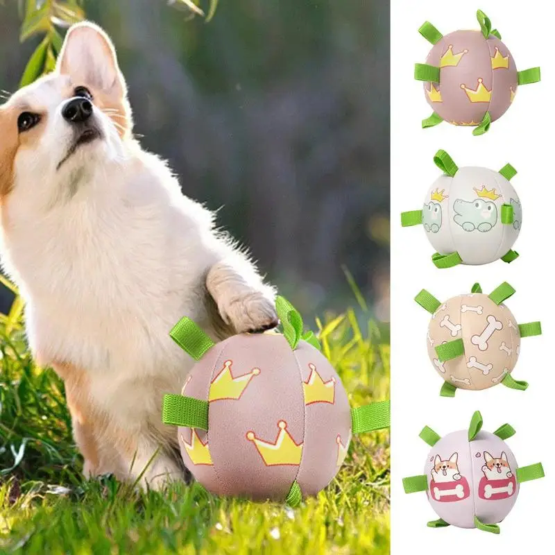 

Bite Resistant Solid Dog Ball Toys For Small Large Dogs High Elasticity E-TPU Pet Chew Ball Toy Non Squeak Interactive Puppy Toy