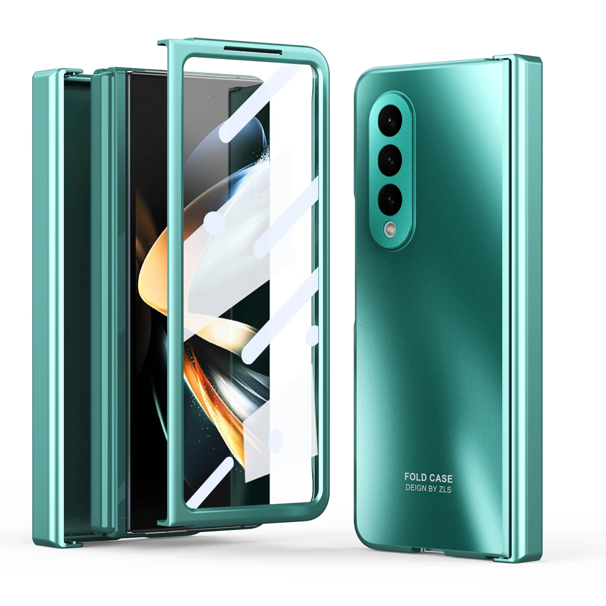 

Роскошный Матовый полноразмерный защитный чехол с покрытием для Samsung Galaxy Z, складной стеклянный чехол с 4 элементами складывания D3, Fold5, Fold4, Fold 3, 5, 2, fold2