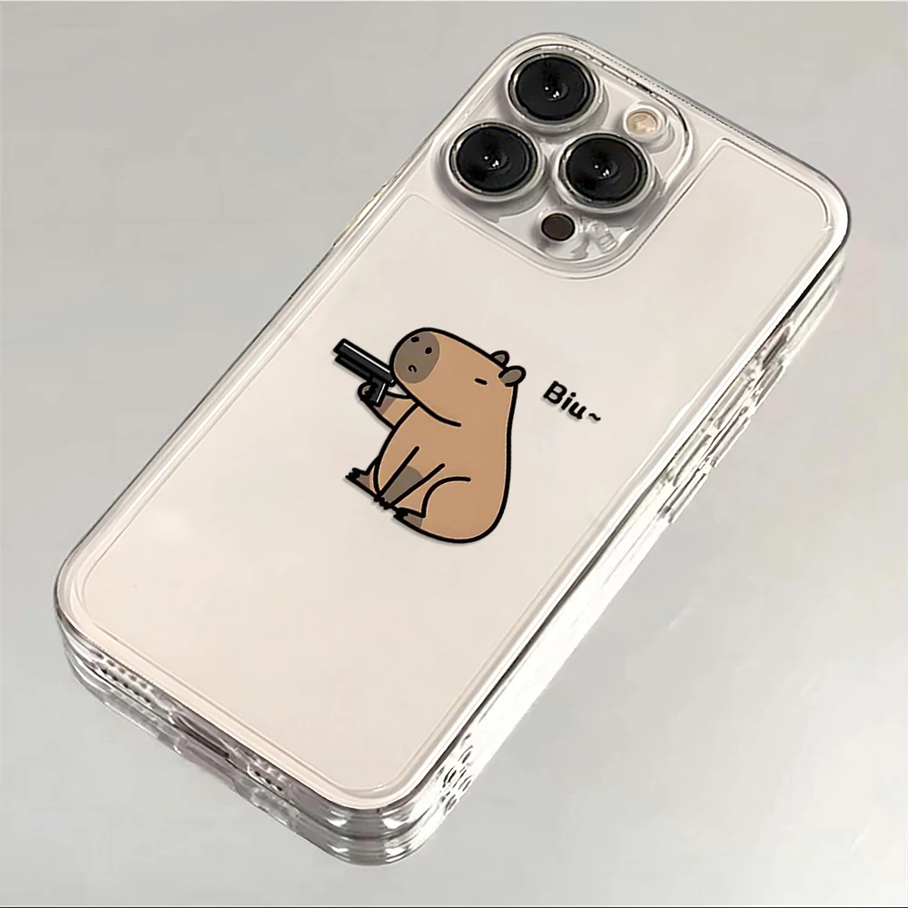 Cartoon Animal Capybara Phone Case For TECNO CAMON 30 20 POVA 6 5 SPARK 10 Infinix Smart 8 7 Note Hot 40 30i 20i Pro 5G