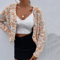 vintage sweater cardigan for womens winter new hook flower sweaters womens oversize jackets short style cardigans 2022 autumn
