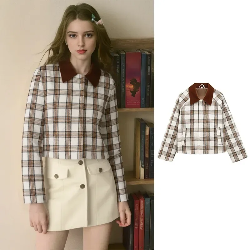 Sivatu полиэстеровый клетчатый плащ