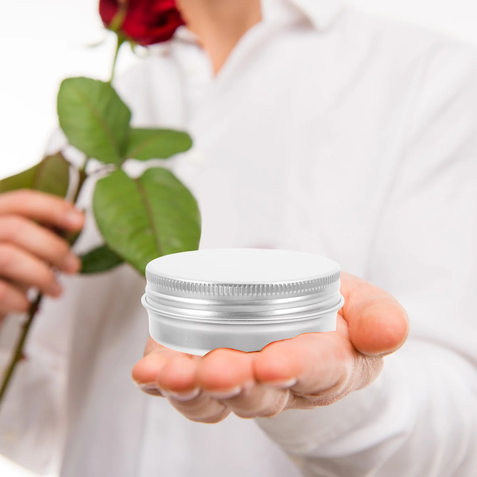 6 шт. алюминиевая коробка с резьбой банки для печенья маленький металлический