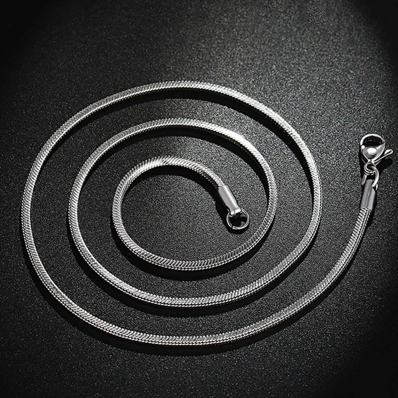 Ожерелье-цепочка из змеиной кости мужские украшения на шею модное колье