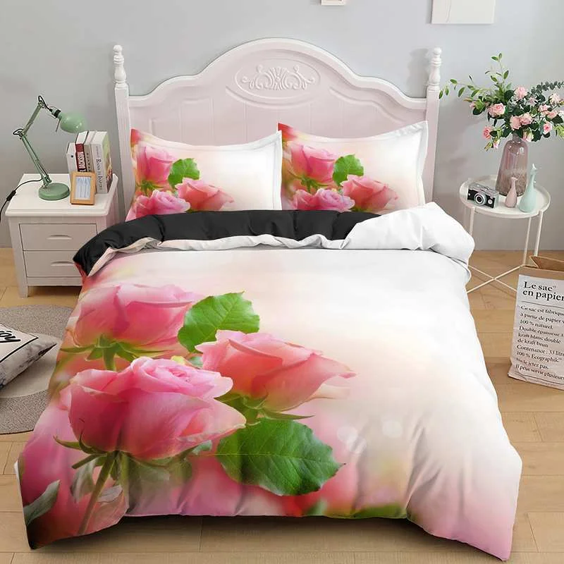 

Комплект пододеяльников розового цвета из 2/3 предметов, мягкая ткань, одинарный, двойной, двойной, полный, Королевский, Королевский, Размер 14...