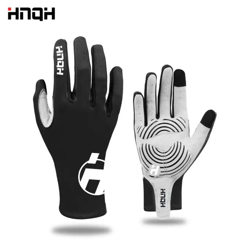 

HNQH Unisex Full Finger Outdoor Sports Gloves Skin-friendly And Breathable Touch Screen Cycling Gloves MTB Road Cycling Gloves