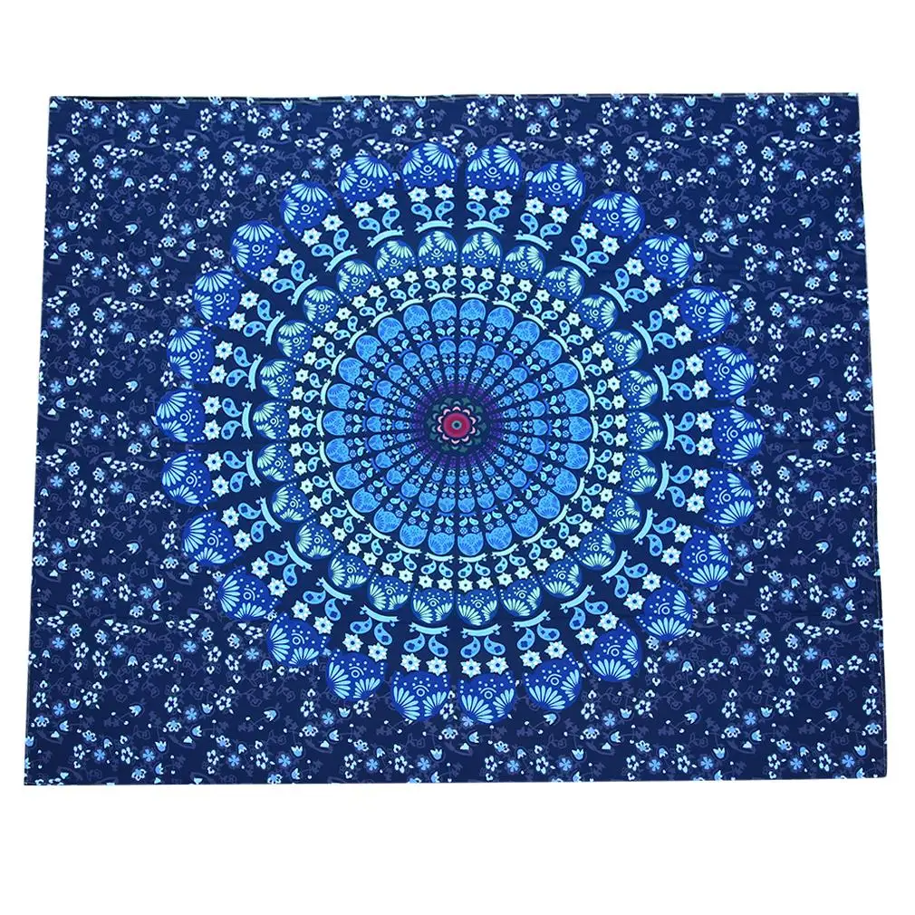 

Rectangle Elephant Tapestry Colored Printed Decorative Mandala Tapestry Indian 130cmx150cm 153cmx203cm Boho Wall Carpet
