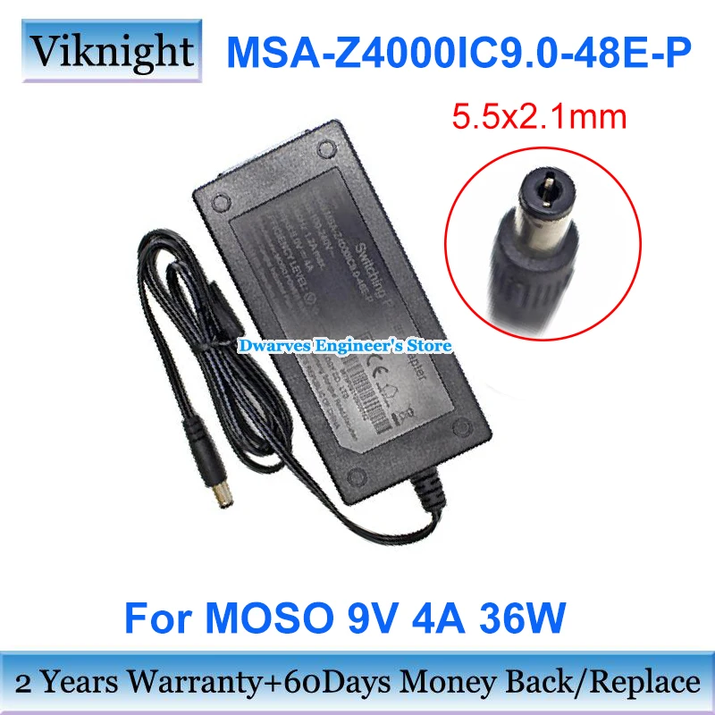

Оригинальный адаптер переменного тока Moso MSA-Z4000IC9.0-48E-P 9V 4A 36W Swithing, зарядное устройство MSAZ4000IC9048EP