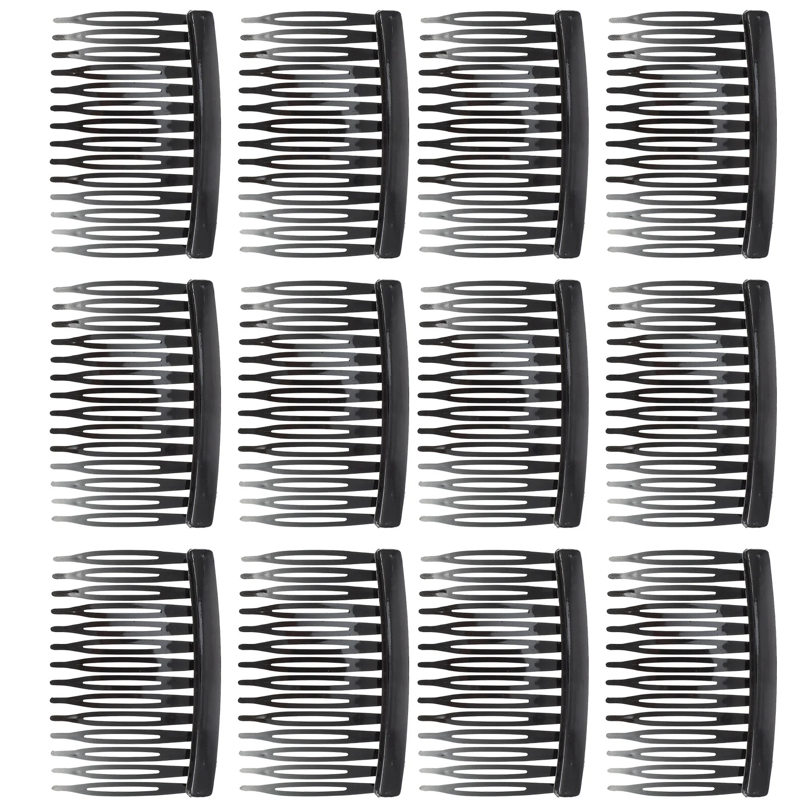 

50pcs Hair Side Comb 14-teeth Head Piece For Wedding Bride Women Fashion Hair Insert Comb
