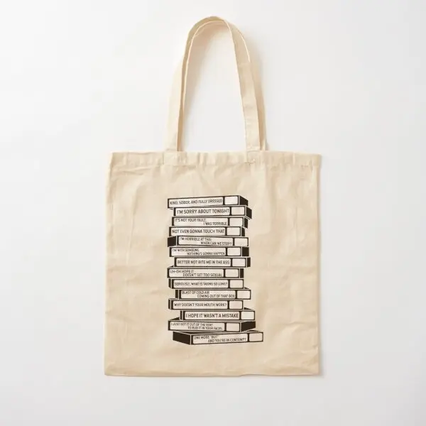 

Хлопчатобумажная Холщовая Сумка B 99 с лентами, многоразовая тканевая Складная модная дамская сумочка на плечо, повседневный тоут в стиле унисекс, дизайнерский