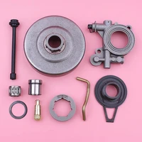 38 clutch drum sprocket rim kit for husqvarna 365 362 372 371 503521305 chainsaw 503521305 w oil pump hose pipe worm gear