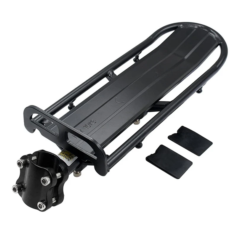 

Bike Rack-Bike Rack For Back Of Bike-Adjustable Bike Cargo Rack For Carry Luggage And Panniers-Bicycle Rear Rack