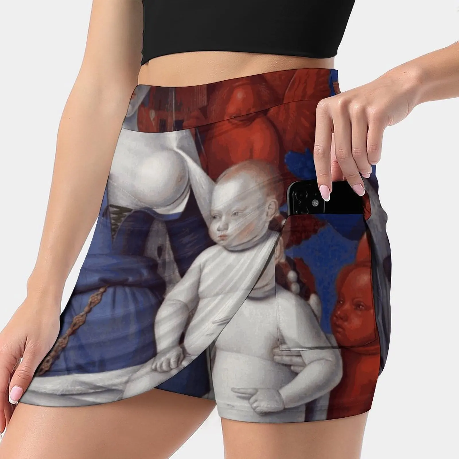 

Юбка-шорты Fouquet'S женская, улучшенный цвет, готика, дева и лето, юбка 2 в 1 для фитнеса и йоги, теннисные юбки