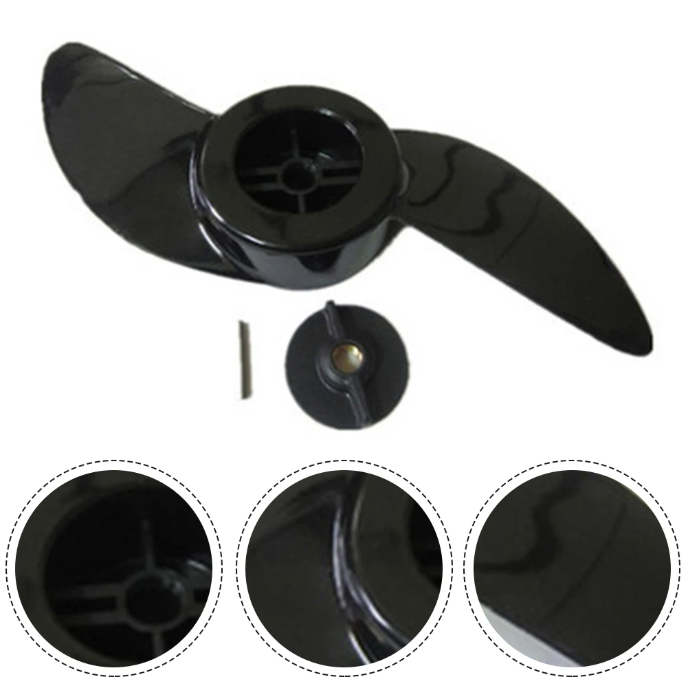 

Accessories Two-blade Propeller 1PCS About 140g Black Electric Motor Electric Motors Outboard Plastic Propeller Watersnake