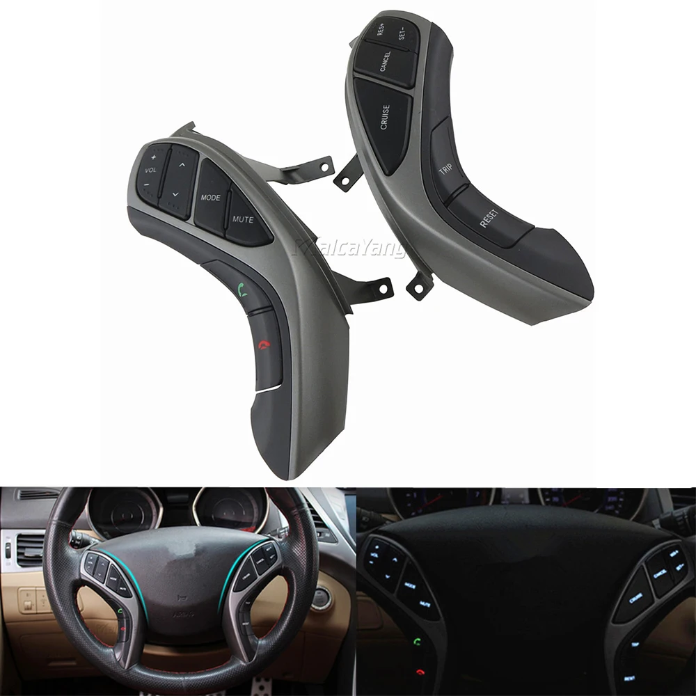 

New Car Steering Wheel Button Control Volume Phone Cruise Control Switch 96700-3X800 For Hyundai Elantra i30 2012-2014 2015