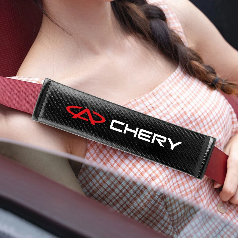 Кожаные чехлы для ремня безопасности Chery Tiggo 3/5x/8/E3E5 Arrizo 3/5/GX/7e Fengyun 2A3 Cowin 2 - купить по